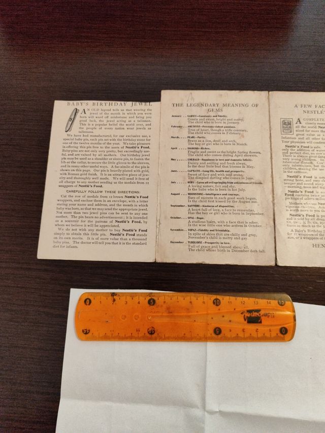 Publicidad Nestlé Bebés - Antigüedades