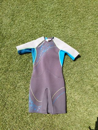 Traje neopreno Tribord niña/o 8 años Tribord