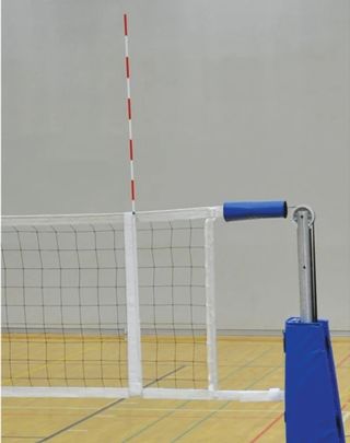 Set Antenas Voley con bandas blancas para instalar
