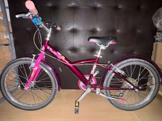 Bicicleta niña 20" púrpura
