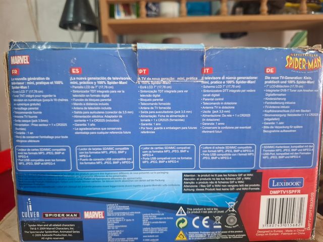 Mini TV Lexibook Spiderman - TDT