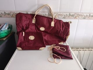 Bolso viaje rojo - neceser