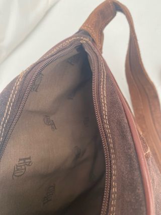 Mochila ante marrón