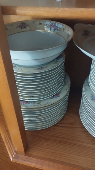 Vajilla porcelana Capeans - Beige/Blanco