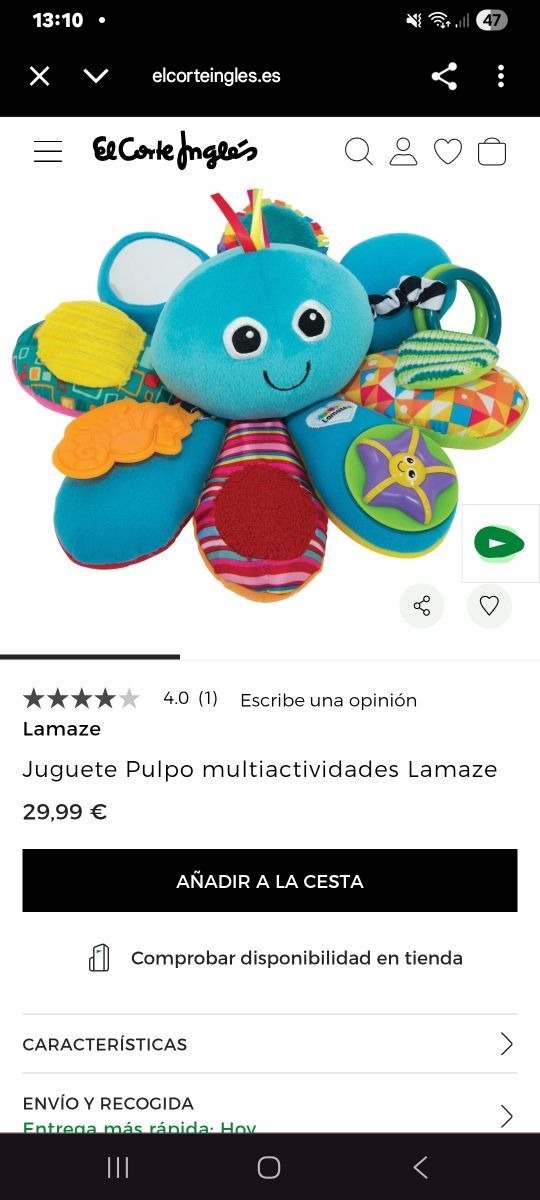 Polpo multiattività Lamaze