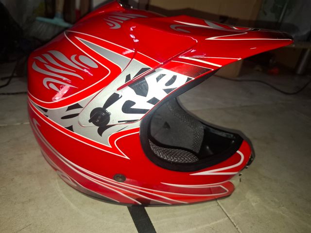Casco Motocross Infantil Rojo