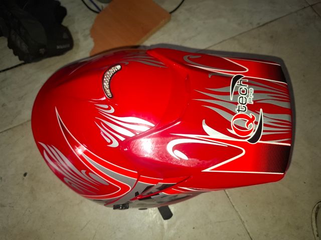 Casco Motocross Infantil Rojo