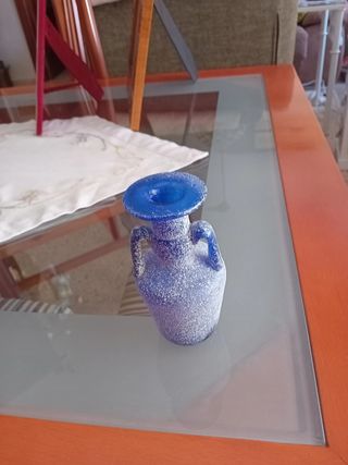 Vasija Griega Azul - Decoración