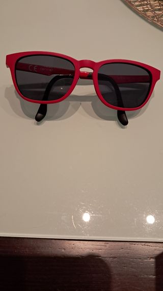 Gafas rojas centrostyle con clip sol