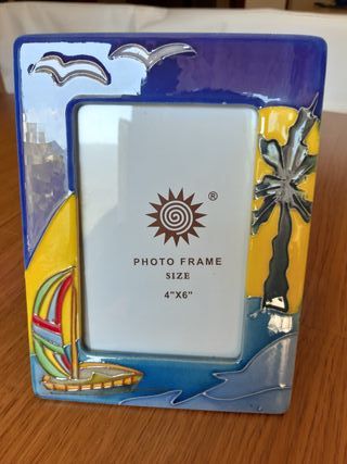 Cornice portafoto da tavolo, tema mare