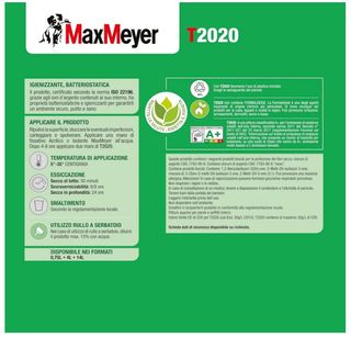 x2 MaxMeyer T2020 PINTURA INTERIOR BLANCA