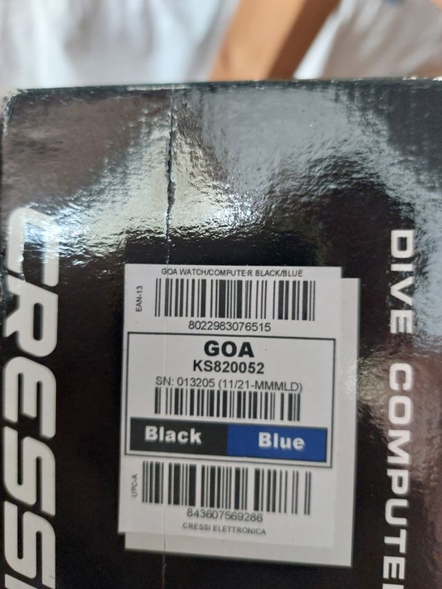 Reloj -Ordenador de buceo Cressi Goa 