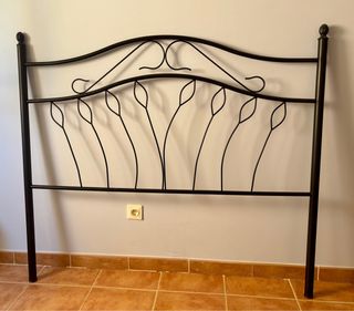 Cabecero cama forja negro