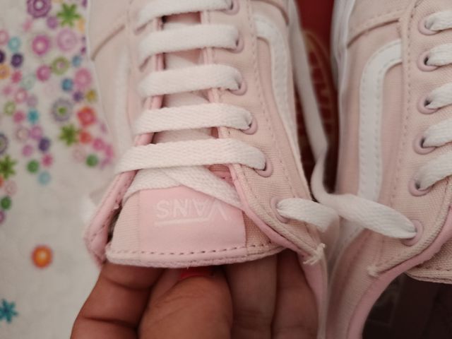 Zapatillas Vans rosa - Niño