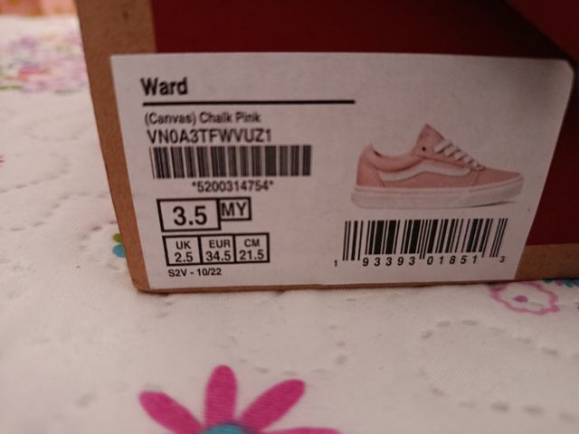 Zapatillas Vans rosa - Niño