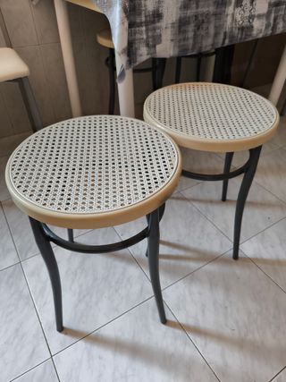 4 Taburetes cocina vintage