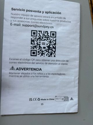 Maletín herramientas Sundpey( con herramientas)
