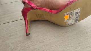 Sandalias Morgan rosa tacón