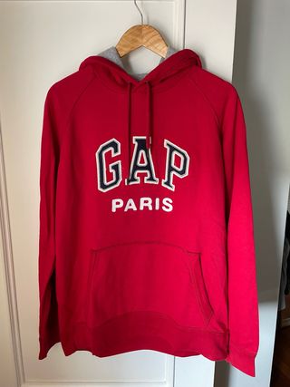 Sudadera GAP Paris roja Talla M