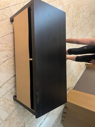 Mueble TV negro - madera