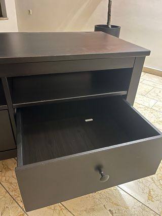 Mueble TV negro - madera