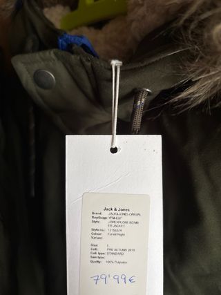Chaqueta Jack & Jones verde oliva