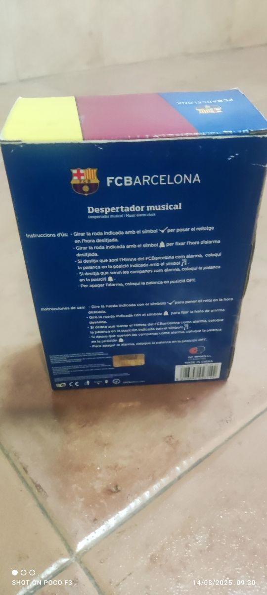 Reloj despertador FC Barcelona