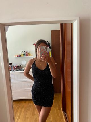 Vestido negro fiesta 