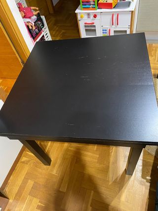 Mesa Ikea Bjursta extensible 90x90