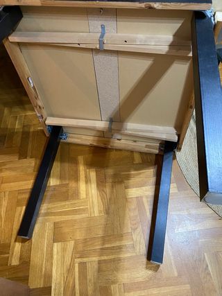 Mesa Ikea Bjursta extensible 90x90