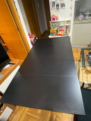 Mesa Ikea Bjursta extensible 90x90