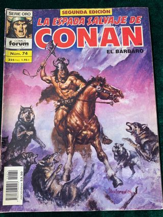 LA ESPADA SALVAJE DE CONAN  SERIE ORO