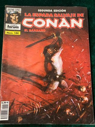 LA ESPADA SALVAJE DE CONAN  SERIE ORO