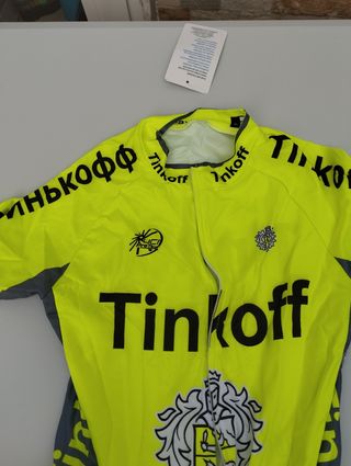 Maillot ciclismo Tinkoff niño Para niños de 8 a 10