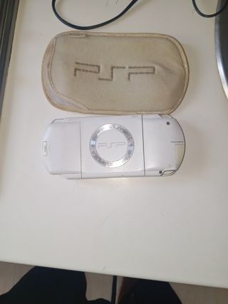 PSP Sony blanca - reparar+funda+cargador
