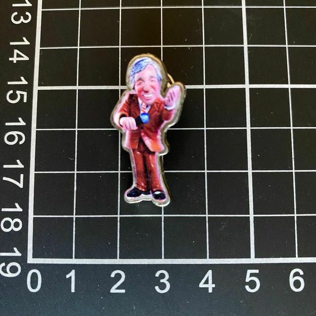PIN METÁLICO IMPRESIÓN EL FARY, NUEVO SIN USO