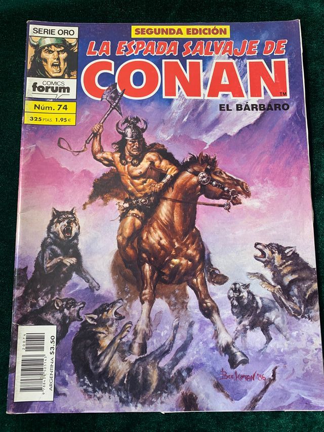 LA ESPADA SALVAJE DE CONAN No 4 » SERIE ORO