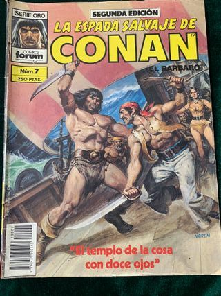LA ESPADA SALVAJE DE CONAN No 4 » SERIE ORO