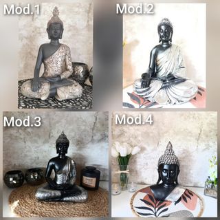 4 statue di Buddha - Decorazione