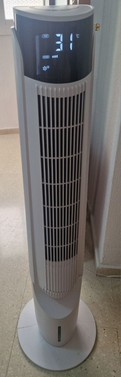 Ventilador torre blanco - evaporador agua