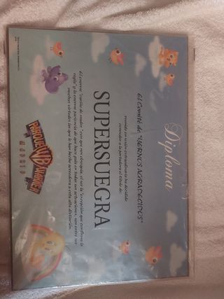 Diploma Supersuegra - Nuevo