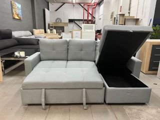 SOFA CHAISE LONGUE REVERSIBLE CON CANAPE TARA