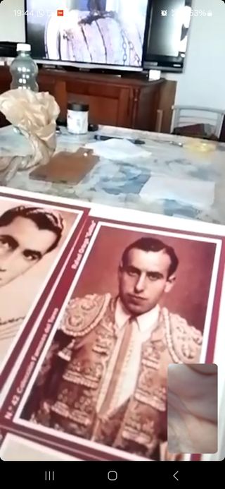 Traje sin certificar de Rafael alias el gallito