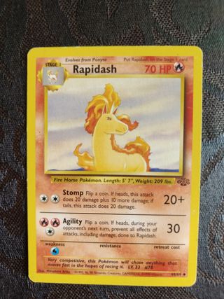 Rapidash 44/64 - Carta Pokémon