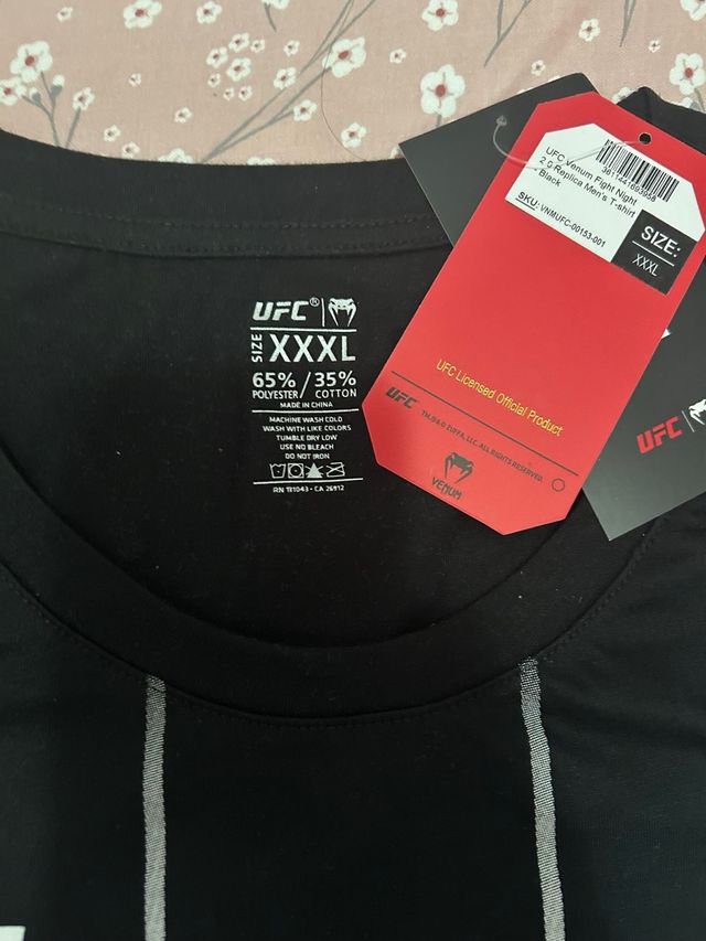 Camiseta UFC Hombre - Negra y otra blanca - XXXL