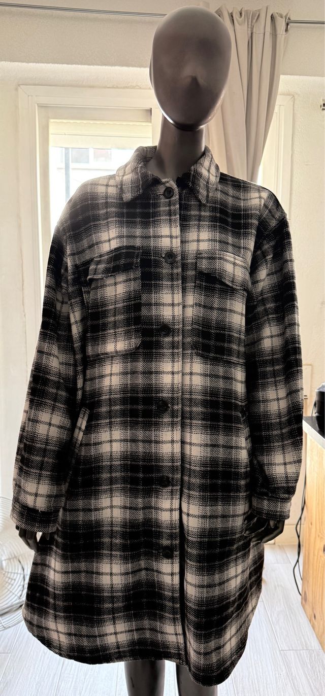 Chaqueta cuadros H&M - Blanco&Negro