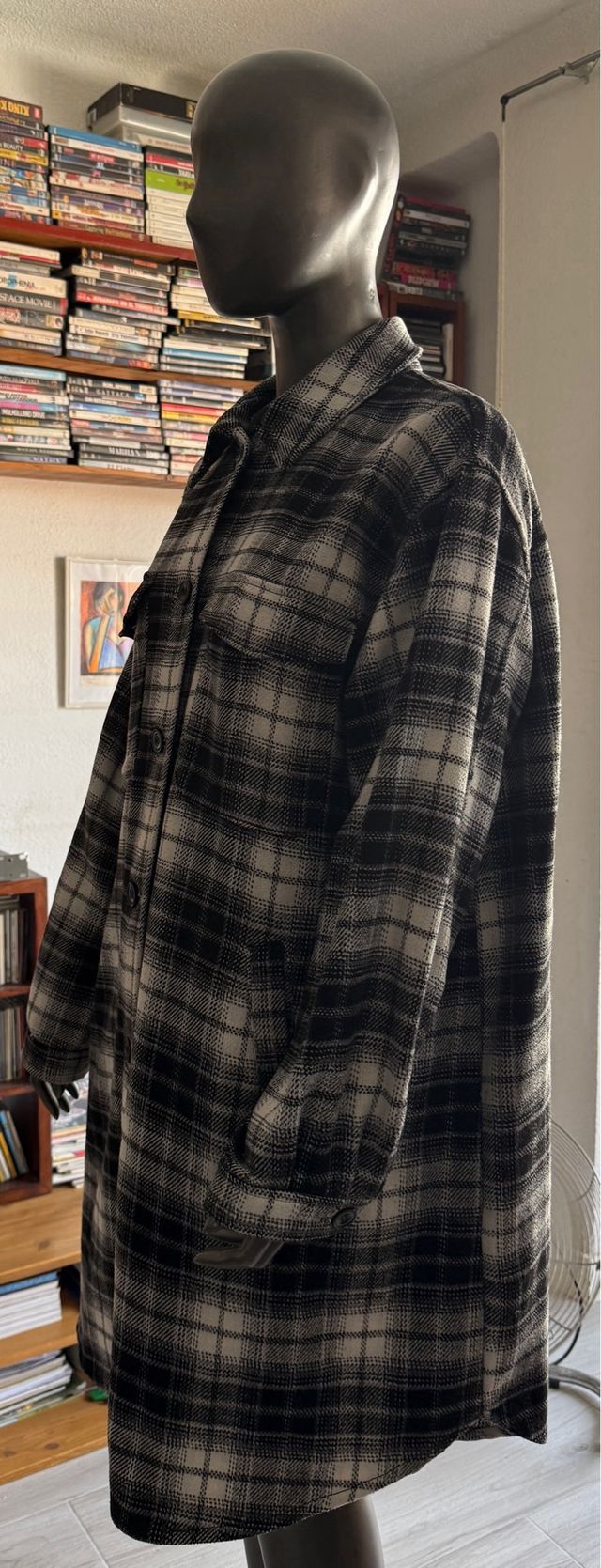 Chaqueta cuadros H&M - Blanco&Negro