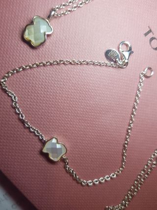 Collar y pulsera Tous plata