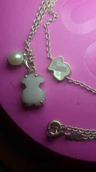 Collar y pulsera Tous plata