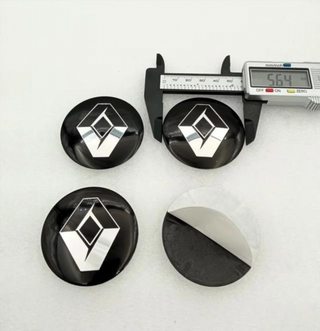 CHAPAS DE CENTRO DE RUEDA RENAULT LOGO NUEVO